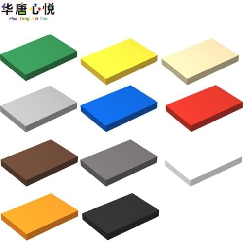 20PCS/Set 26603 MOC 2x3 Flat Tile Normal Plate Assembles Accessories Parts Building Blocks Toys for Children Kids Gifts