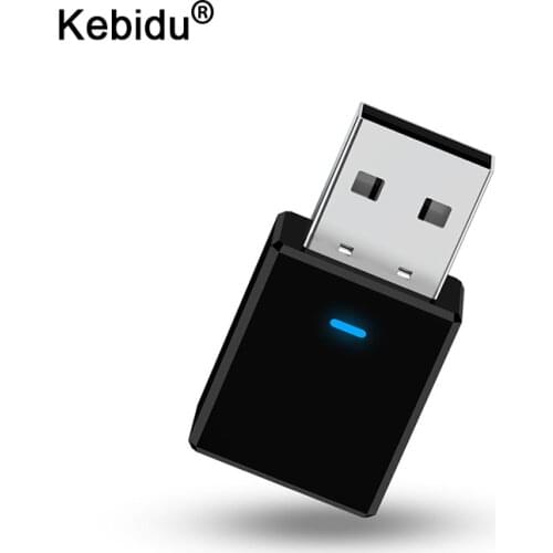 Kebidu Bluetooth 5.0 Receiver Transmitter Mini Stereo Bluetooth AUX RCA USB 3.5mm Jack Audio For TV PC Car Kit Wireless Adapter
