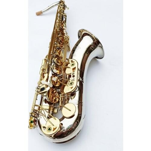 Made in France Tenor Saxophone STS-802 Silvering Gold Keys Sax Tenor Mouthpiece Ligature Reeds Neck Musical Instrument