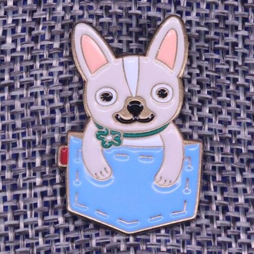 Puppy Dog In A Pocket Pin for Dog Lover Gifts