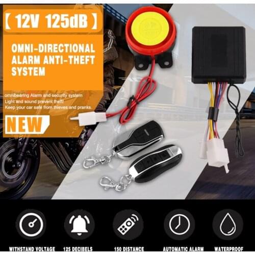 Motorcycle remote control alarm Motorcycle starter system Security system Anti-theft protection Bicycle motorcycle alarm system