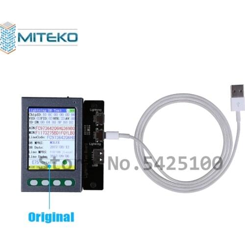 Battery Test Box for Phone with Battery Data Cable Test Board Battery Status Tester One Key Clear Cycle