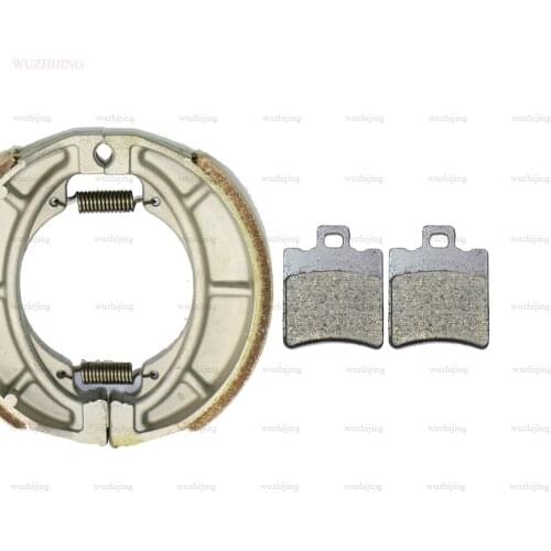 Brake Shoe Pads fit APRILIA Scarabeo 4T 100 (02-06) BENELLI K2 100 (01) MALAGUTI Doodo 125 (01) Front Rear