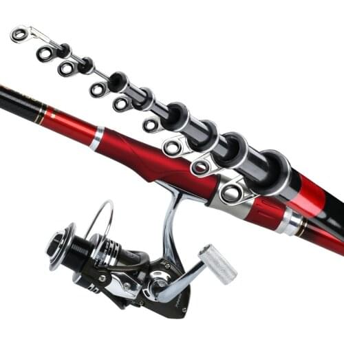 Carbon Fiber 3.6M 4.5M 5.4M 6.3M 7.2M Rock Fishing Rod M Power Super Hard Telescopic Fishing Rod Carp Feeder Rod Vara De Pesca