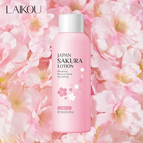 LAIKOU Sakura Moisturizing Lotion Face Cream Reduce Spot Repair Damaged Skin Nourishing Brightening Whitening Skin Care Product