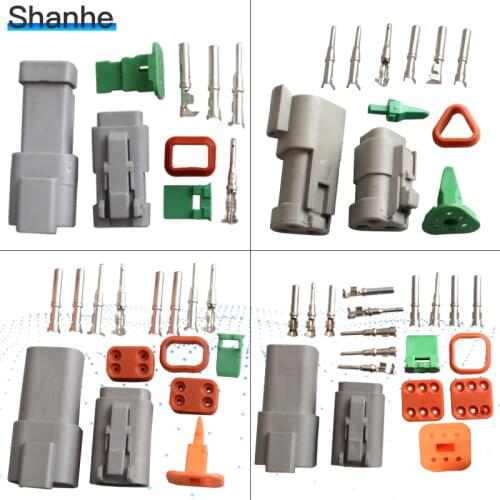 DT06/DT04 2/3/4/6 Pin Engine Gearbox Waterproof Electrical Wire Auto Connector for Car motor