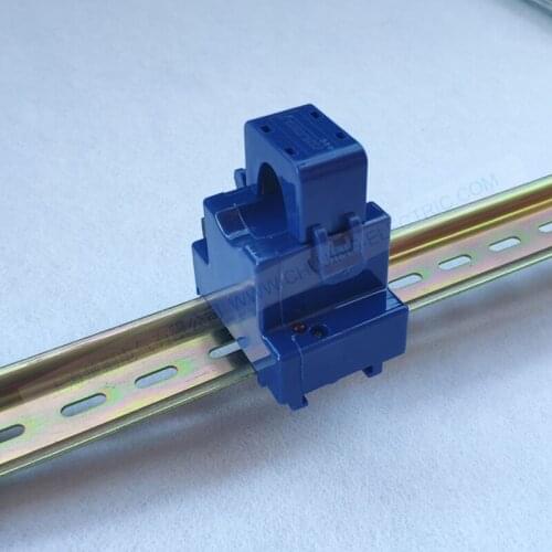 1.7-50A adjustable ampere Induction device clamp ampere relay with NO NC output AC din type relay output