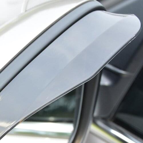 2 car rearview mirror rain eyebrow rain cover for SEAT Ibiza Leon Toledo Arosa Alhambra Exeo FR Supercopa Mii Altea Cordoba