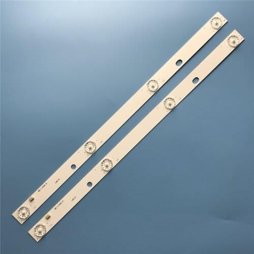 2pcs LED Backlight strip 4 Lamp for 24"LCD MS-L1936 UA24DF2110T2 V1 SHIVAKI STV-20LED17 6V/LED JS-D-JP2420-041EC E24F2000