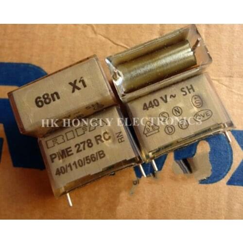 5PCS PME278 PME278RC 68n X1 440VAC 0.068UF P=21mm FILM CAPACITOR