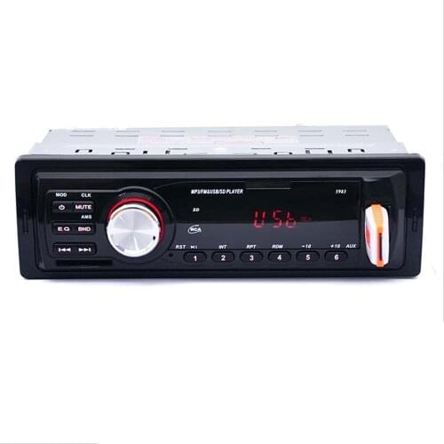 5983 Car In-Dash Stereo Audio FM Aux Input Receiver SD USB MP3 WMA Radio Player 1 DIN support for MP3 / WMA / WAV