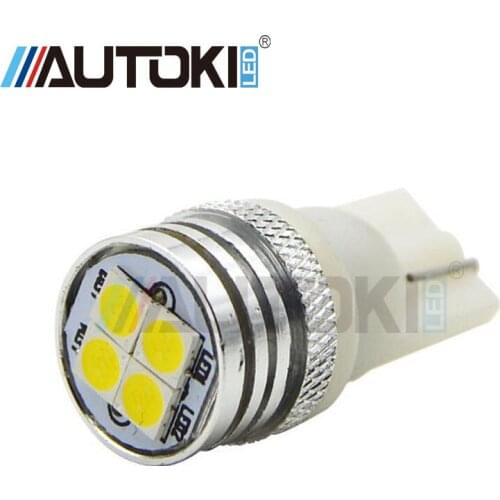 Free Shipping Super Bright Car Led Bulb T10 3030 4SMD led Car 2W 220LM White/Yellow DC10-14V