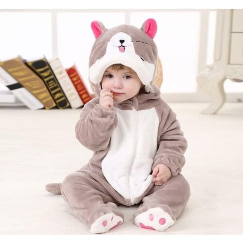 Baby Animal Cute Cat Kigurumi Pajamas Clothing Newborn Anime Infant Romper Onesies Cosplay Costume Outfit Hooded Kid Jumpsuit
