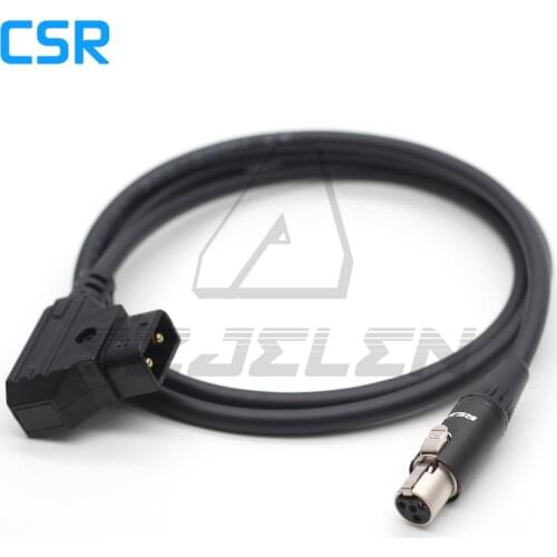 DTAP to mini XLR 4-Pin plug for sound devices 833 / Scorpio power cable