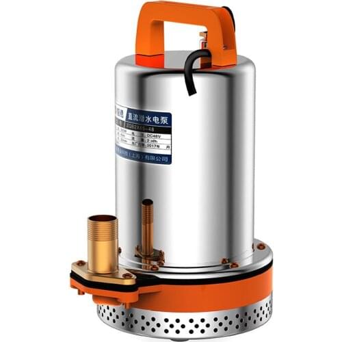 DV 60V 350W stainless steel DC 60V submersible pump Water biological transport circulating water pump Carp transport pump