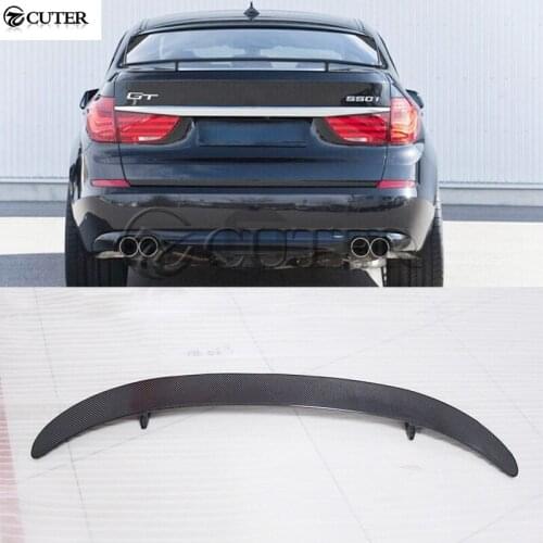F07 5 series GT Carbon fiber Rear Wings Trunk Lip Spoiler For BMW F07 528i 535i GT body kit 10-17