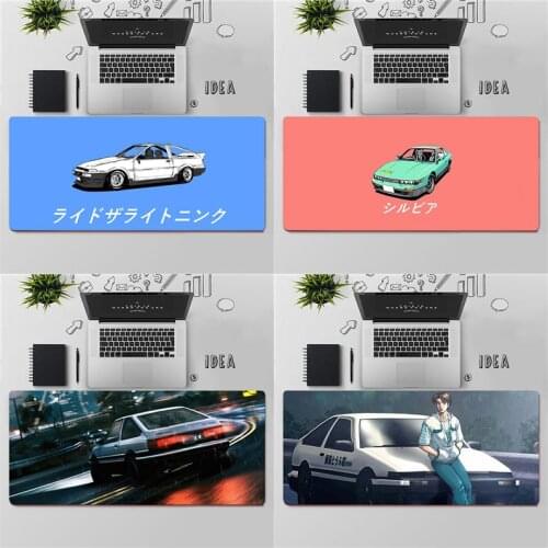 YNDFCNB INITIAL D Super car AE86 Gamer Speed Mice Retail Small Rubber Mousepad Free Shipping Large Mouse Pad Keyboards Mat