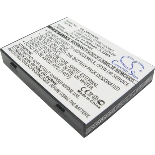 Cameron Sino Barcode Scanner Replacement Li-ion Battery 900mAh For 019WS000861 Casio H16, H-16, H-16A, H- Free Tools