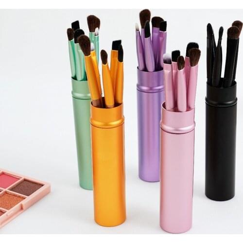5 Pcs/set Makeup Brushes Soft Skin-friengly Eye Shadow Foundation Eyebrow Lip Brush Blending Women Makeup Brush Beauty Tools