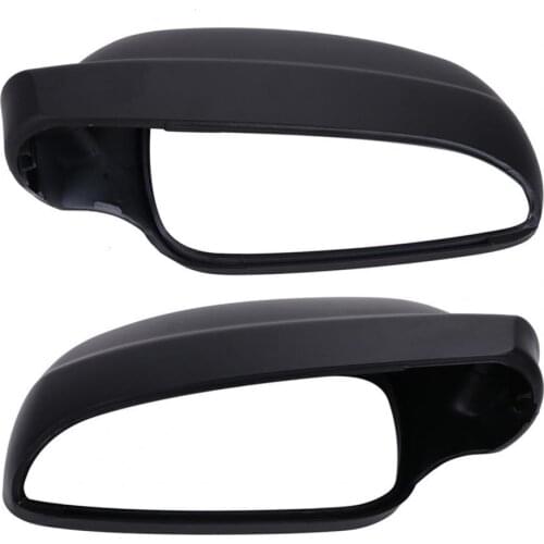 2Pcs Matte Black Rearview Mirror Covers 3B0857538B 3B0857537B for VW Golf-4 MK4 Bora 1999-2004 opel insignia Mirror Covers