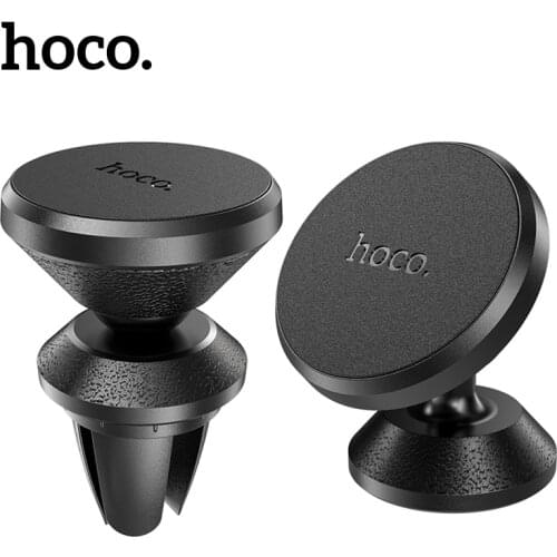Hoco Magnetic Car Phone Holder For iPhone 11 12Pro Max Mini GPS Navigation Phone Stand Air Vent Mount Bracket For Xiaomi Samsung