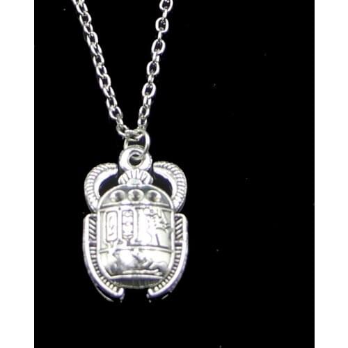 Fashion 25*16mm Insect Hexapod Bug Pendant Necklace Link Chain For Female Choker Necklace Creative Jewelry party Gift