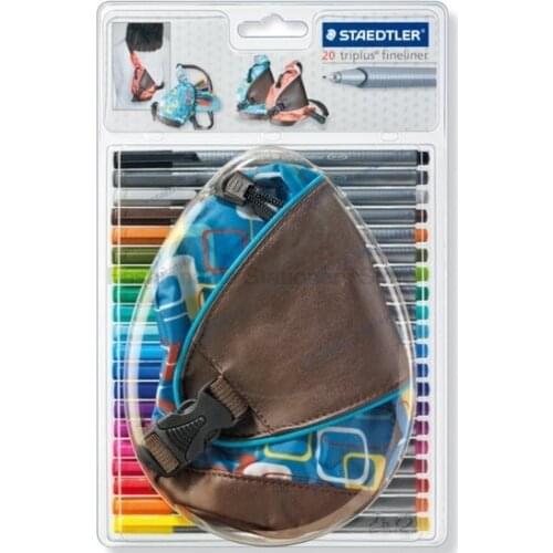 STAEDTLER 334 BP20 0.3mm 20 color Art Marker Pens set Send backpack Stationery Office accessories School supplies