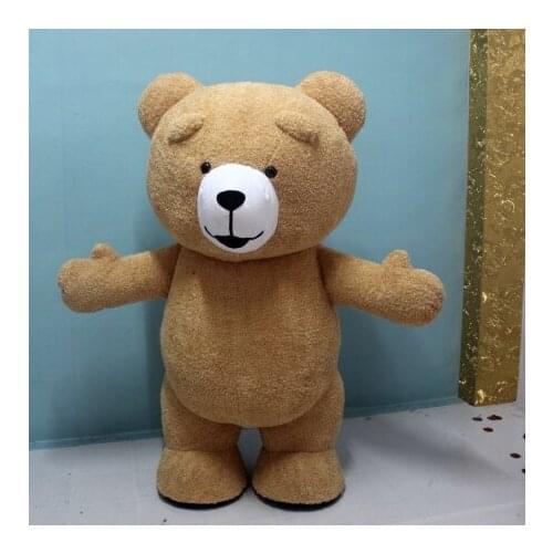 Inflatable Teddy Bear Mascot Costume Suits Cosplay Party Game Fancy Dress Outfits Advertising Promotion Carnival Halloween Xmas