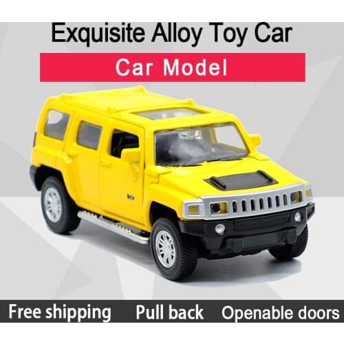 New Arrival Caipo H3 Alloy Diecast Car Model Toy With Pull Back /For Kids Gifts /Educational Toy Collection