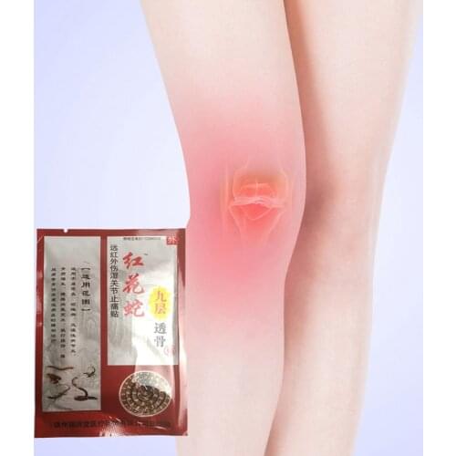 New Carthamus tinctorius Snake Plaster Medical Pain Relief Patch 24Pcs Chinese Traditional Herbal Cervical Lumbar spine Joint le