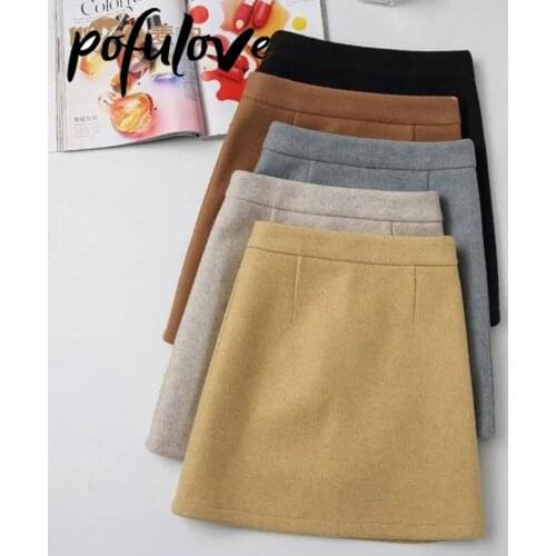 POFULOVE Women's Mini Skirts