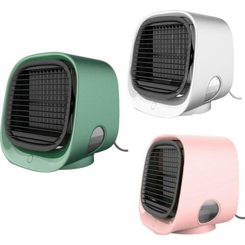 Mini Portable Fans Air Conditioner Multi-Function Humidifier Purifier USB Desktop Air Cooler Fan with Water Tank