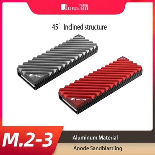 Jonsbo M.2 SSD NVMe Heat Sink M2 2280 Solid State Hard Disk Aluminum Heatsink With Thermal Pad Desktop PC Thermal Gasket