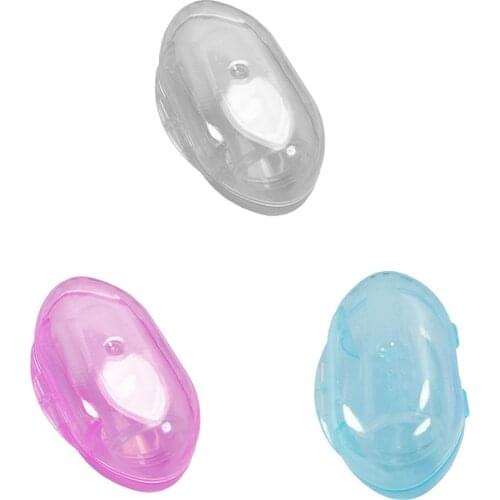 Super Soft Silicone Infant Toddler Baby Finger Toothbrush Teether Gum Massager