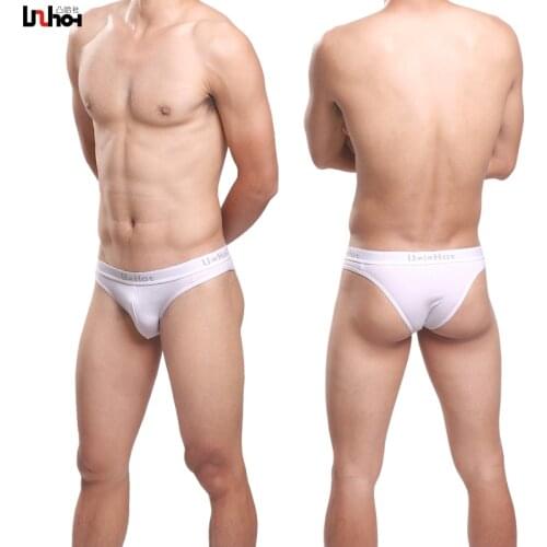 Uzhot breathable u bag 100% trigonometric male cotton panties male sexy briefs 13013