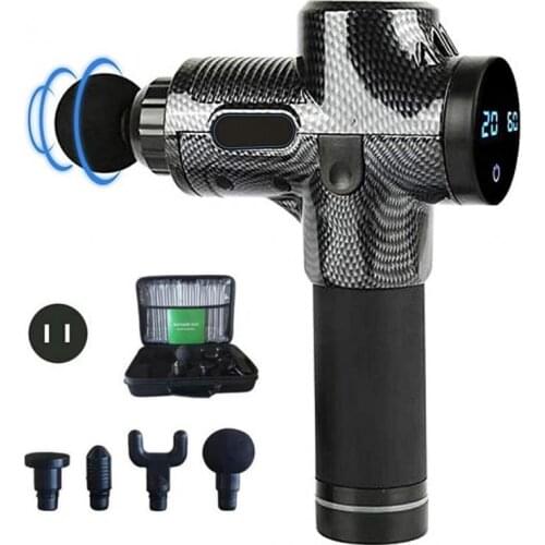 Smart Mini Fascia Gun Muscle Relaxation Massager Vibration Impact Gun Portable Pocket Electric Fitness Full Body Massage Gun