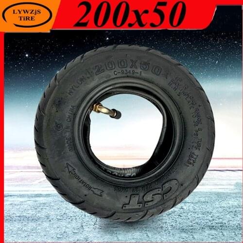 200x50 Inner and Outer Tyre 8x2 Inch Pneumatic Wheel Tire for Folding Mini Electric Scooter Accessories