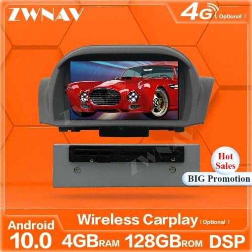 128GB Carplay Android 10 Screen Multimedia Player For Ford Fiesta 2013 2014 2015 2016 GPS Navi Auto Audio Radio Stereo Head Unit