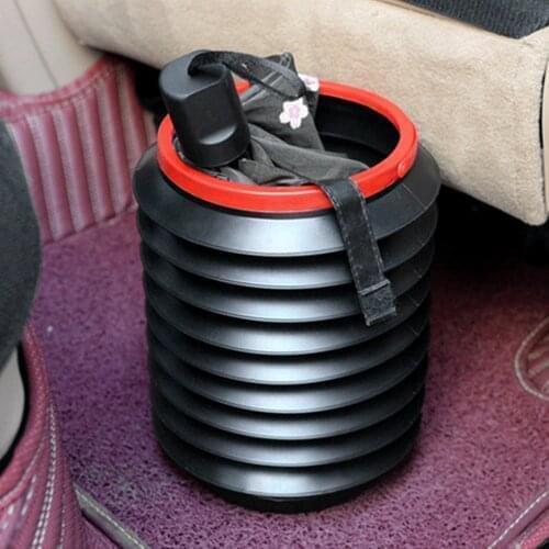 Car creative folding trash can car wash bucket for Peugeot 107 108 206 207 208 301 307 308 407 408 508 2008 3008 4008 5008 Exalt