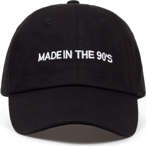 New men women MADEIN THE 90s Embroidery Dad Hat Baseball Cap cotton Style Unconstructed Fashion Unisex Dad cap hats garros