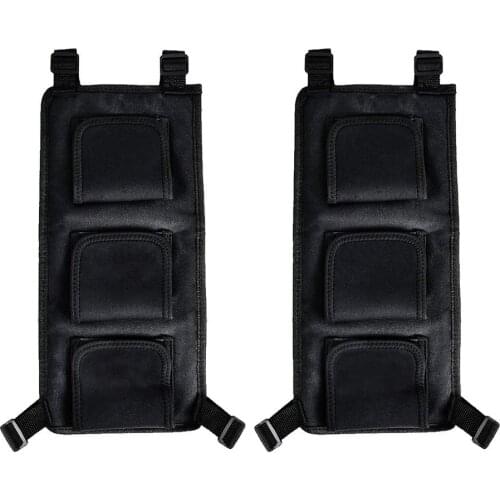 Fishing Rod Holder Black 2pcs For Car Backseat Portable Fishing Pole Tie Straps Rack Universal Bracket Fishing Tackle Tool