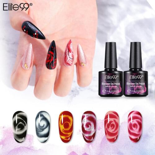 Elite99 10ml Blossom Painting Gel Nails Art Soak Off UV LED Flower Blooming Effect Semi permanent Gel Paint Nail Manicure UV Gel