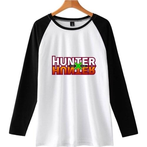 Hunter X Hunter T Shirt Men Women Cotton Tshirt O Neck Long Sleeved Hisoka Morow Tops Anime HxH Tee Harajuku Clothes