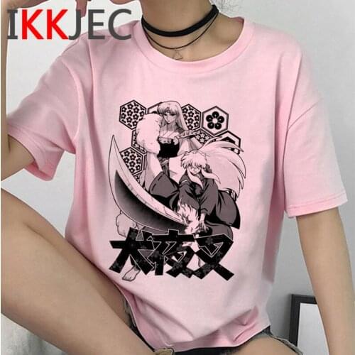 Inuyasha summer top top tees men harajuku kawaii japanese white t shirt vintage harajuku tshirt vintage