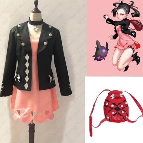 Anime Game Sword Shield Marnie cosplay costume women girls dress custom-made