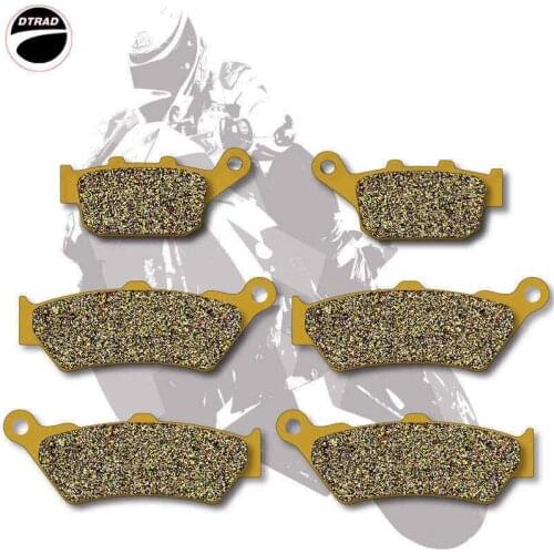 Motorcycle Brake Pads Front+Rear For HONDA STREET BIKES NT 650 VW/VX/VY/V1 Deauville 1998-2001