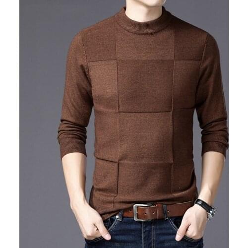 Mens Sweaters 2020 Winter Christmas Sweater Men Pullover Men Cashmere Turtleneck Pull Homme Clothes Jersey