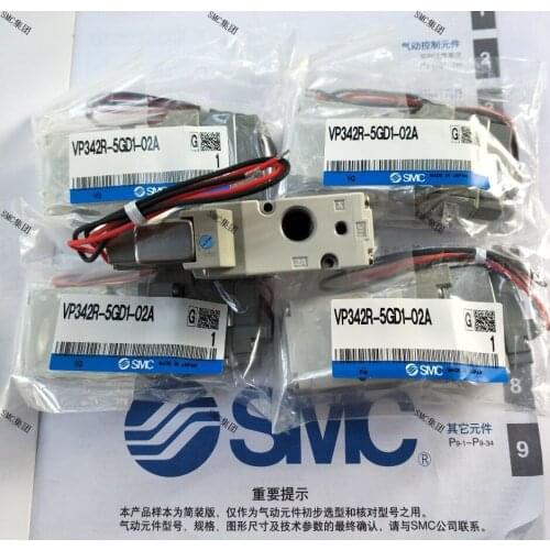 SMC brand new original authentic solenoid valve VP342R-5GD1-02A