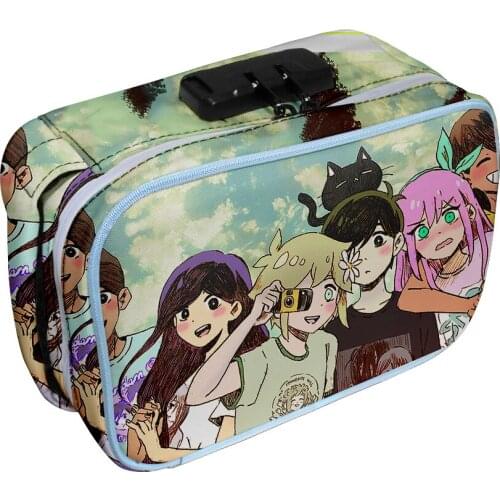 Omori 3D Merch Oxford cloth 3D printing Deodorant Tobacco Bag Storage Bag Cosmetic Bag