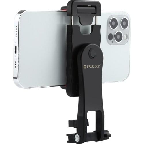 PULUZ 360 Degree Rotating Horizontal Vertical Shooting Phone ABS Clamp Holder Bracket